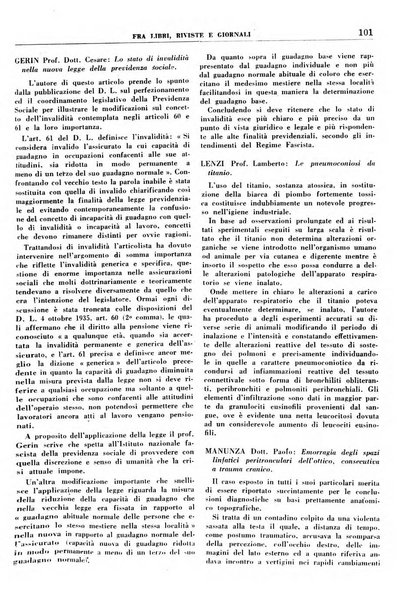 Rassegna della previdenza sociale assicurazioni e legislazione sociale, infortuni e igiene del lavoro