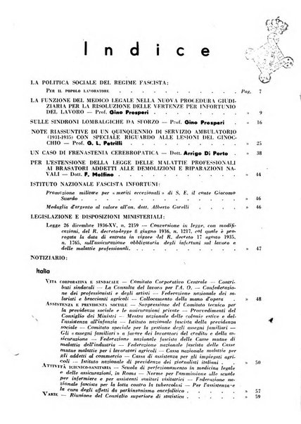 Rassegna della previdenza sociale assicurazioni e legislazione sociale, infortuni e igiene del lavoro