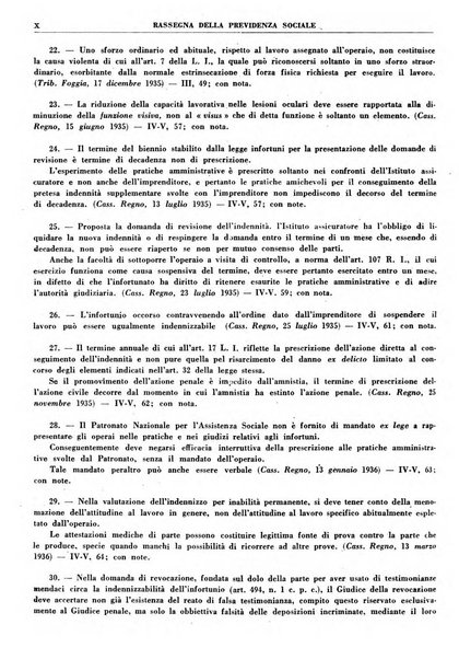 Rassegna della previdenza sociale assicurazioni e legislazione sociale, infortuni e igiene del lavoro