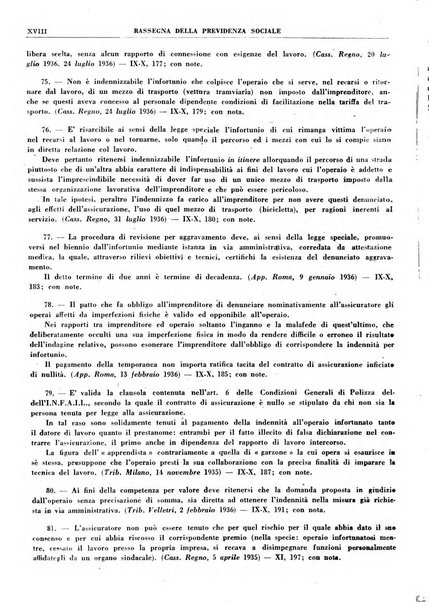 Rassegna della previdenza sociale assicurazioni e legislazione sociale, infortuni e igiene del lavoro