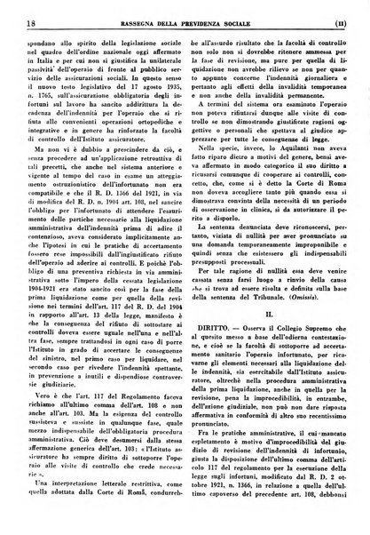 Rassegna della previdenza sociale assicurazioni e legislazione sociale, infortuni e igiene del lavoro