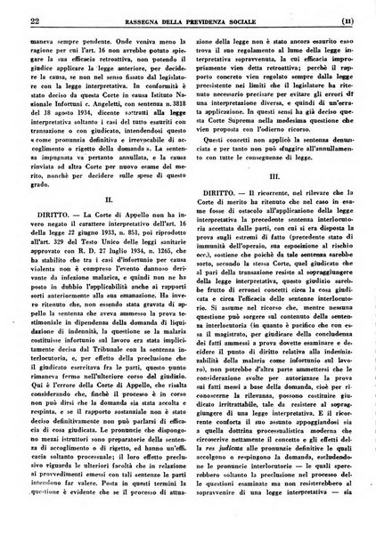 Rassegna della previdenza sociale assicurazioni e legislazione sociale, infortuni e igiene del lavoro