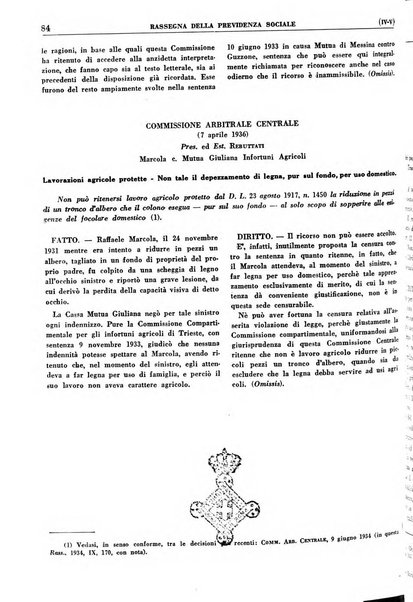 Rassegna della previdenza sociale assicurazioni e legislazione sociale, infortuni e igiene del lavoro