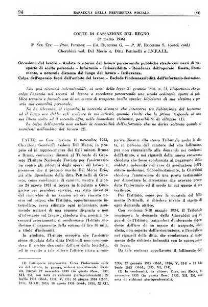 Rassegna della previdenza sociale assicurazioni e legislazione sociale, infortuni e igiene del lavoro