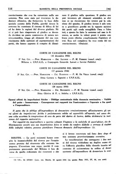 Rassegna della previdenza sociale assicurazioni e legislazione sociale, infortuni e igiene del lavoro