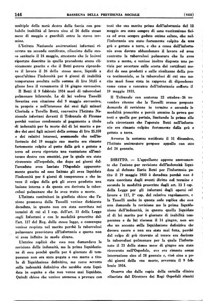 Rassegna della previdenza sociale assicurazioni e legislazione sociale, infortuni e igiene del lavoro