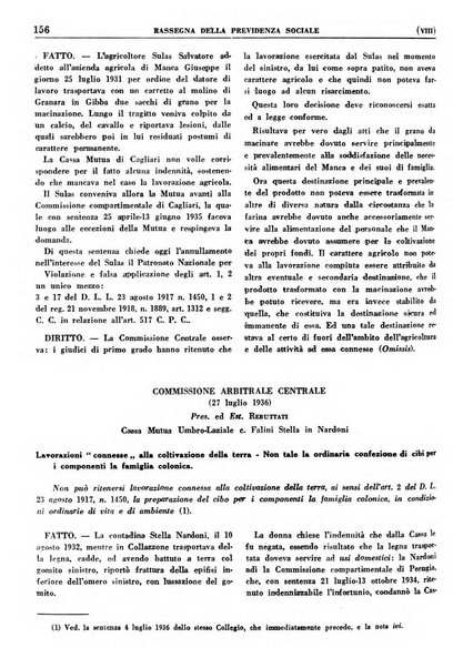 Rassegna della previdenza sociale assicurazioni e legislazione sociale, infortuni e igiene del lavoro