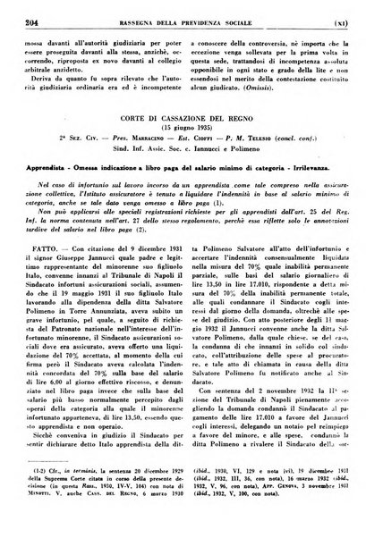 Rassegna della previdenza sociale assicurazioni e legislazione sociale, infortuni e igiene del lavoro