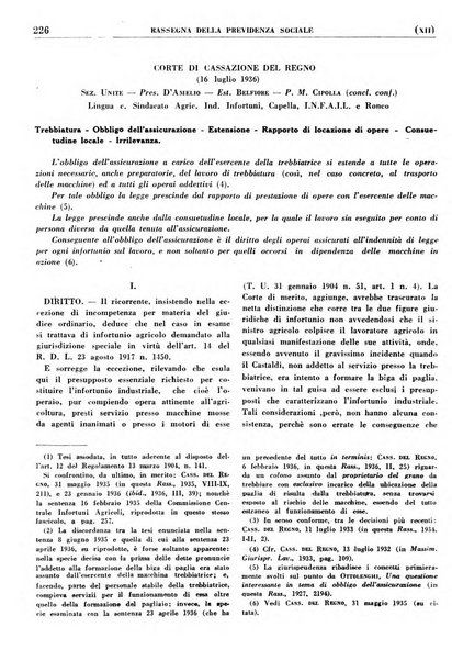 Rassegna della previdenza sociale assicurazioni e legislazione sociale, infortuni e igiene del lavoro