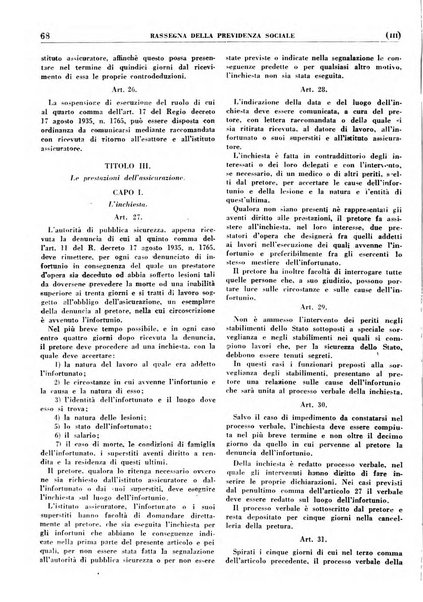 Rassegna della previdenza sociale assicurazioni e legislazione sociale, infortuni e igiene del lavoro