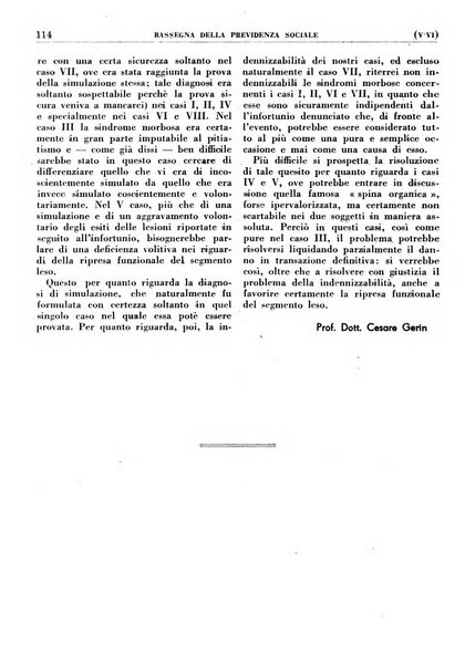 Rassegna della previdenza sociale assicurazioni e legislazione sociale, infortuni e igiene del lavoro