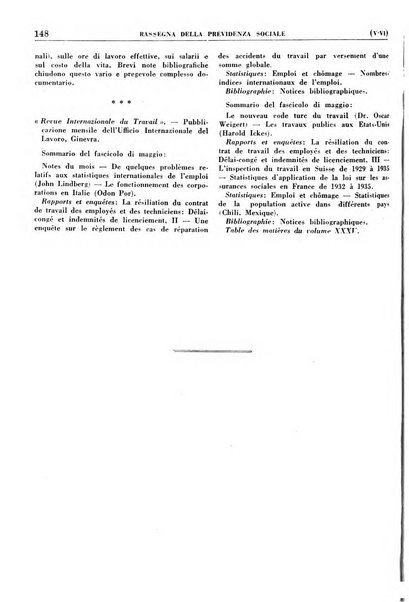 Rassegna della previdenza sociale assicurazioni e legislazione sociale, infortuni e igiene del lavoro