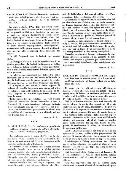 Rassegna della previdenza sociale assicurazioni e legislazione sociale, infortuni e igiene del lavoro