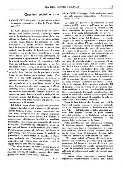 Rassegna della previdenza sociale assicurazioni e legislazione sociale, infortuni e igiene del lavoro