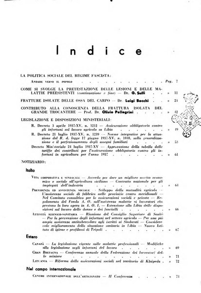 Rassegna della previdenza sociale assicurazioni e legislazione sociale, infortuni e igiene del lavoro