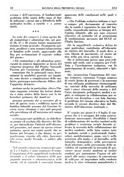 Rassegna della previdenza sociale assicurazioni e legislazione sociale, infortuni e igiene del lavoro