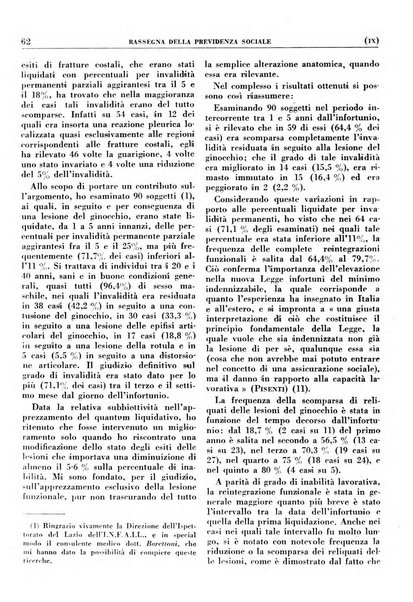 Rassegna della previdenza sociale assicurazioni e legislazione sociale, infortuni e igiene del lavoro