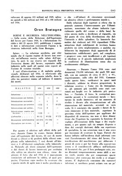 Rassegna della previdenza sociale assicurazioni e legislazione sociale, infortuni e igiene del lavoro