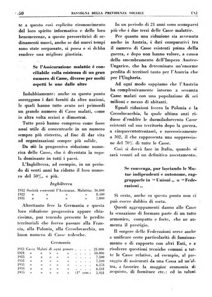 Rassegna della previdenza sociale assicurazioni e legislazione sociale, infortuni e igiene del lavoro