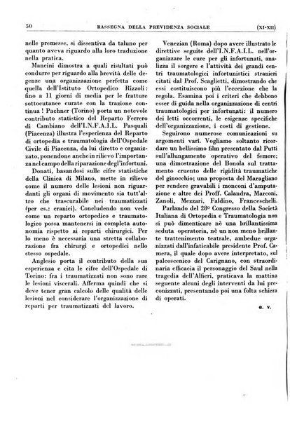 Rassegna della previdenza sociale assicurazioni e legislazione sociale, infortuni e igiene del lavoro