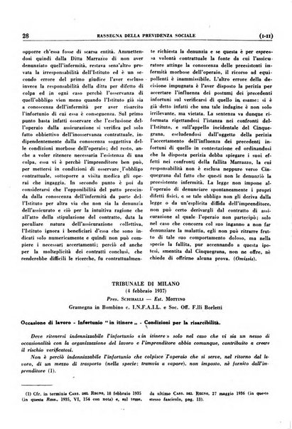 Rassegna della previdenza sociale assicurazioni e legislazione sociale, infortuni e igiene del lavoro