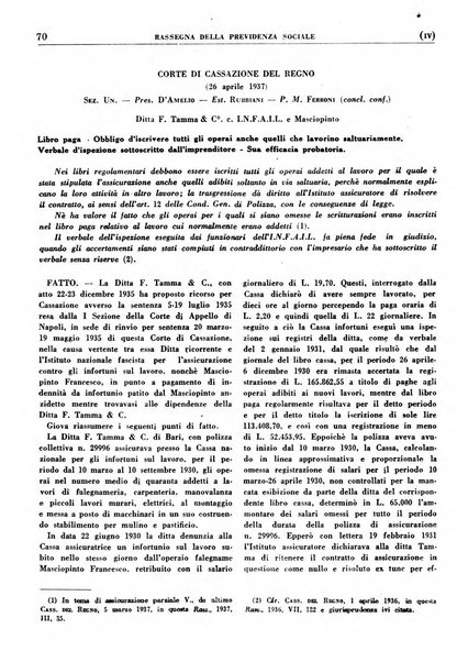 Rassegna della previdenza sociale assicurazioni e legislazione sociale, infortuni e igiene del lavoro