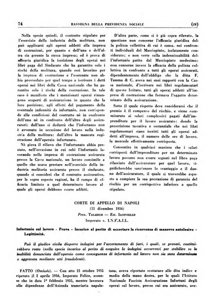 Rassegna della previdenza sociale assicurazioni e legislazione sociale, infortuni e igiene del lavoro