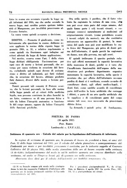 Rassegna della previdenza sociale assicurazioni e legislazione sociale, infortuni e igiene del lavoro