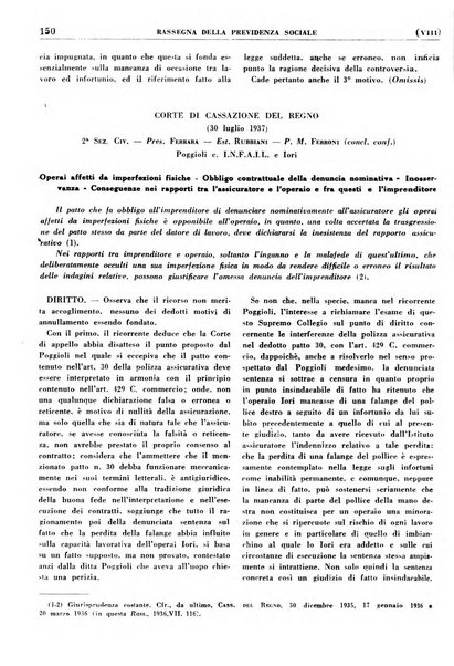 Rassegna della previdenza sociale assicurazioni e legislazione sociale, infortuni e igiene del lavoro