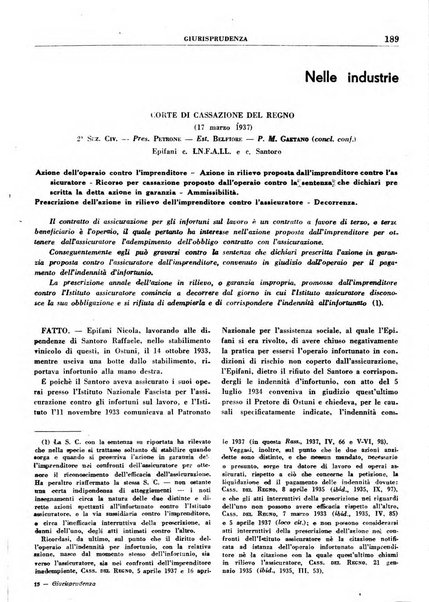 Rassegna della previdenza sociale assicurazioni e legislazione sociale, infortuni e igiene del lavoro