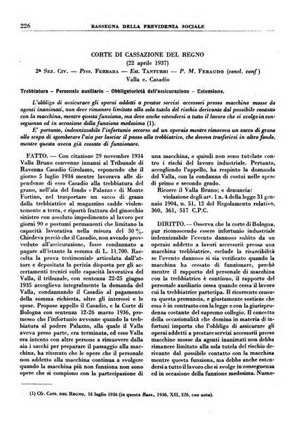 Rassegna della previdenza sociale assicurazioni e legislazione sociale, infortuni e igiene del lavoro