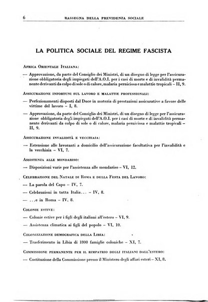 Rassegna della previdenza sociale assicurazioni e legislazione sociale, infortuni e igiene del lavoro