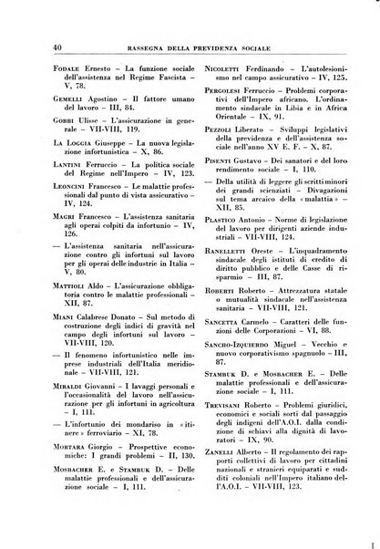 Rassegna della previdenza sociale assicurazioni e legislazione sociale, infortuni e igiene del lavoro