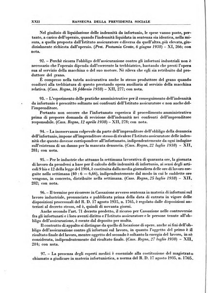 Rassegna della previdenza sociale assicurazioni e legislazione sociale, infortuni e igiene del lavoro