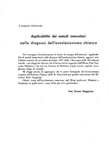 Rassegna della previdenza sociale assicurazioni e legislazione sociale, infortuni e igiene del lavoro