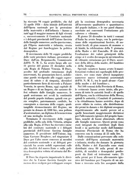 Rassegna della previdenza sociale assicurazioni e legislazione sociale, infortuni e igiene del lavoro