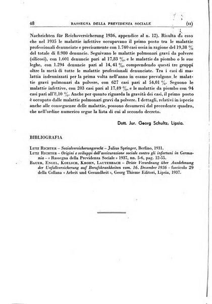 Rassegna della previdenza sociale assicurazioni e legislazione sociale, infortuni e igiene del lavoro