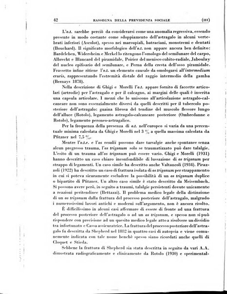 Rassegna della previdenza sociale assicurazioni e legislazione sociale, infortuni e igiene del lavoro