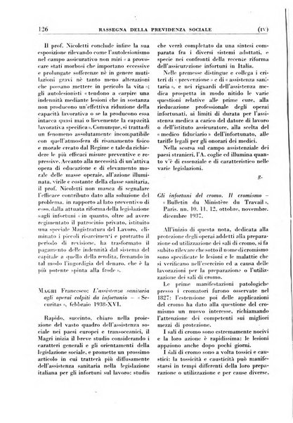 Rassegna della previdenza sociale assicurazioni e legislazione sociale, infortuni e igiene del lavoro