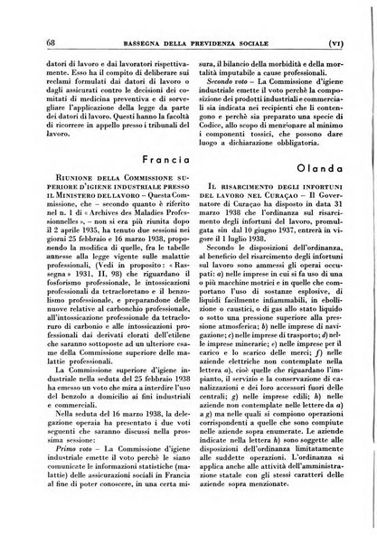 Rassegna della previdenza sociale assicurazioni e legislazione sociale, infortuni e igiene del lavoro