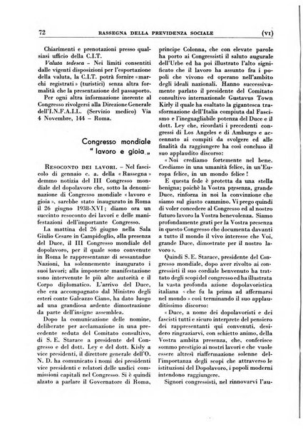 Rassegna della previdenza sociale assicurazioni e legislazione sociale, infortuni e igiene del lavoro