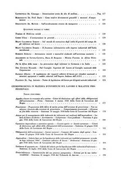 Rassegna della previdenza sociale assicurazioni e legislazione sociale, infortuni e igiene del lavoro