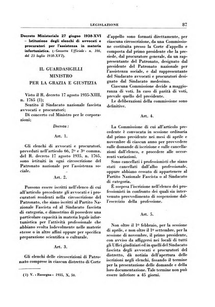 Rassegna della previdenza sociale assicurazioni e legislazione sociale, infortuni e igiene del lavoro