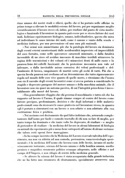 Rassegna della previdenza sociale assicurazioni e legislazione sociale, infortuni e igiene del lavoro