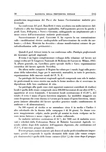 Rassegna della previdenza sociale assicurazioni e legislazione sociale, infortuni e igiene del lavoro