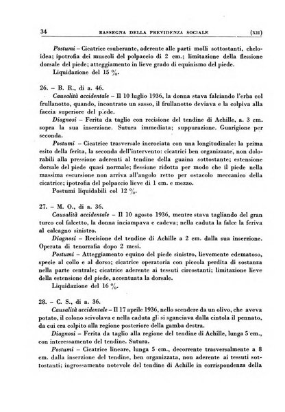 Rassegna della previdenza sociale assicurazioni e legislazione sociale, infortuni e igiene del lavoro