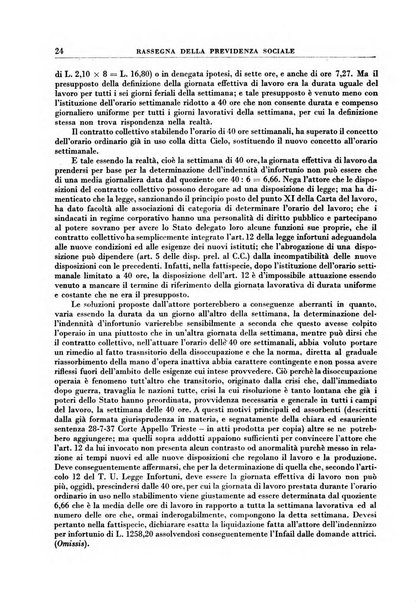 Rassegna della previdenza sociale assicurazioni e legislazione sociale, infortuni e igiene del lavoro