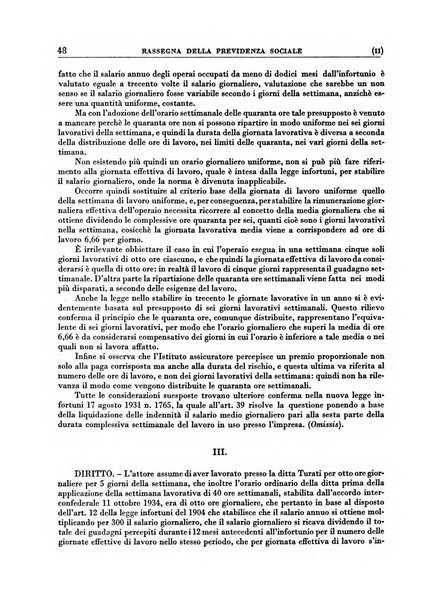 Rassegna della previdenza sociale assicurazioni e legislazione sociale, infortuni e igiene del lavoro