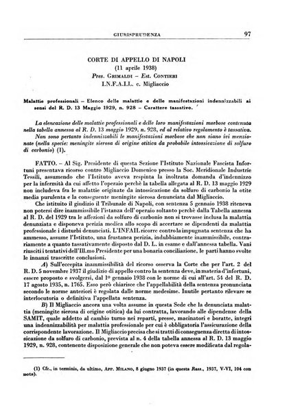 Rassegna della previdenza sociale assicurazioni e legislazione sociale, infortuni e igiene del lavoro