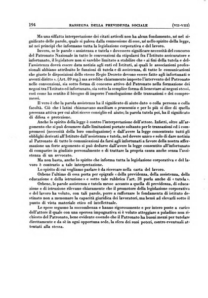 Rassegna della previdenza sociale assicurazioni e legislazione sociale, infortuni e igiene del lavoro